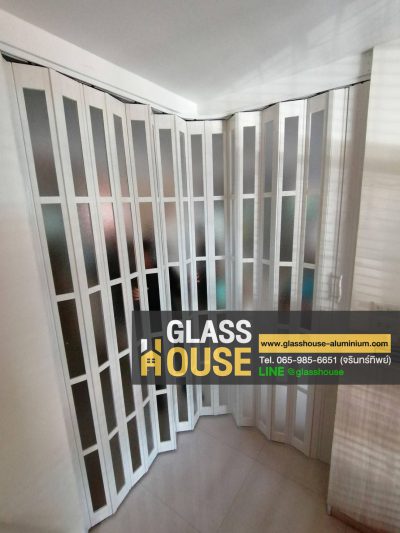 ฉากกั้นแอร์ Glass house